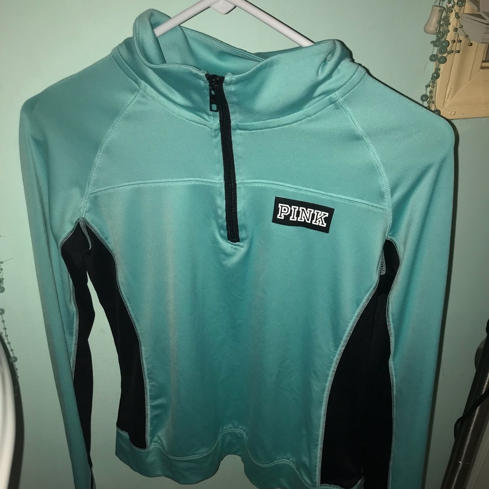 VS Pink athletic quarter zip
